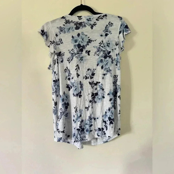 Maurices Women’s Set of 2 size small tops striped floral blue summer blouse Y2K - Picture 8 of 14